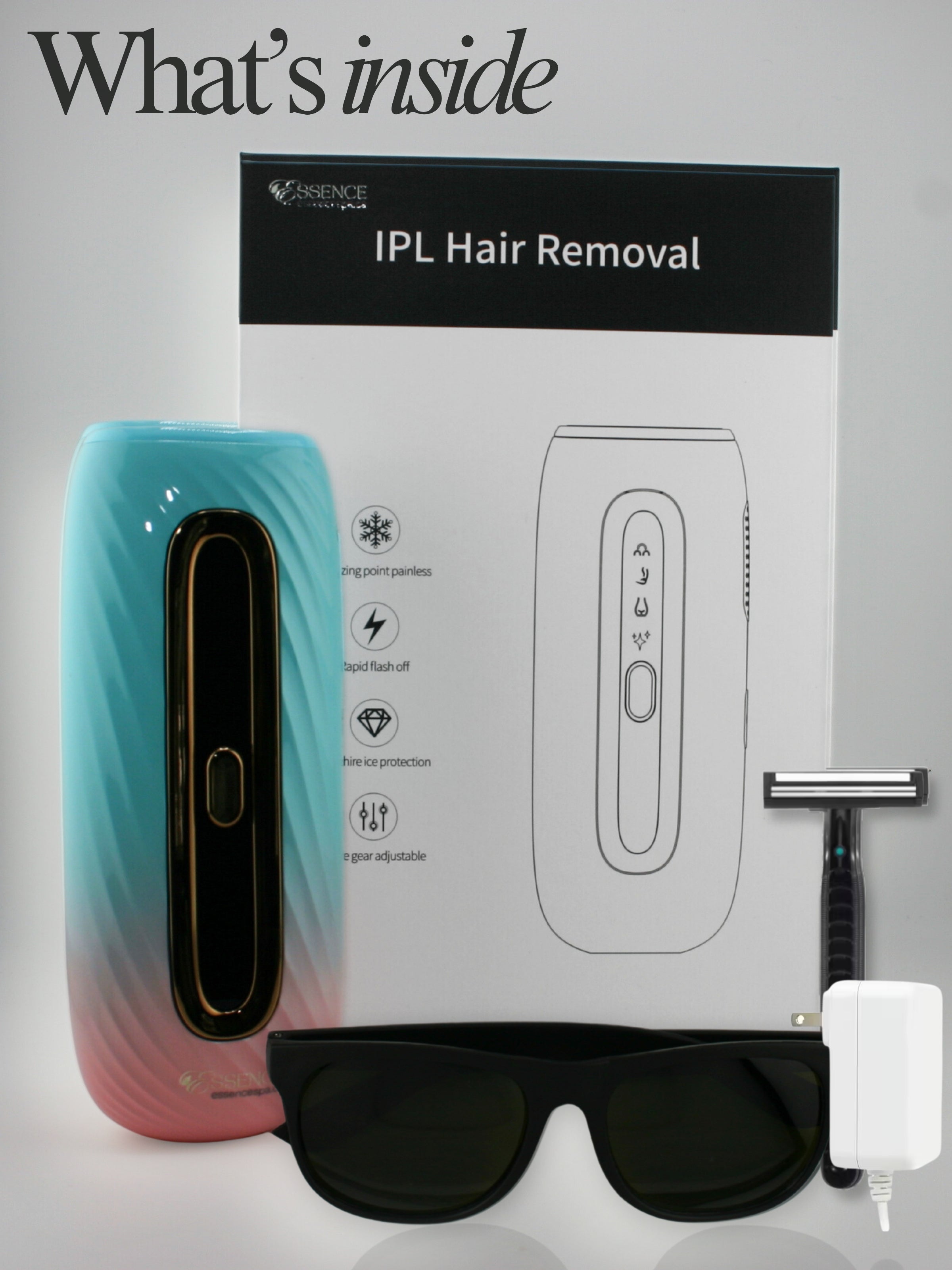 Essence IPL Laser Hair Removal │ Saphire Ice-Cooling
