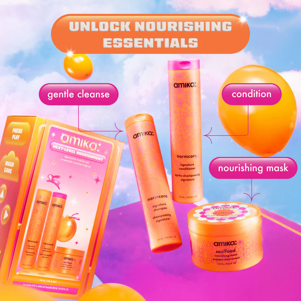 Amika next-level nourishment signature routine set