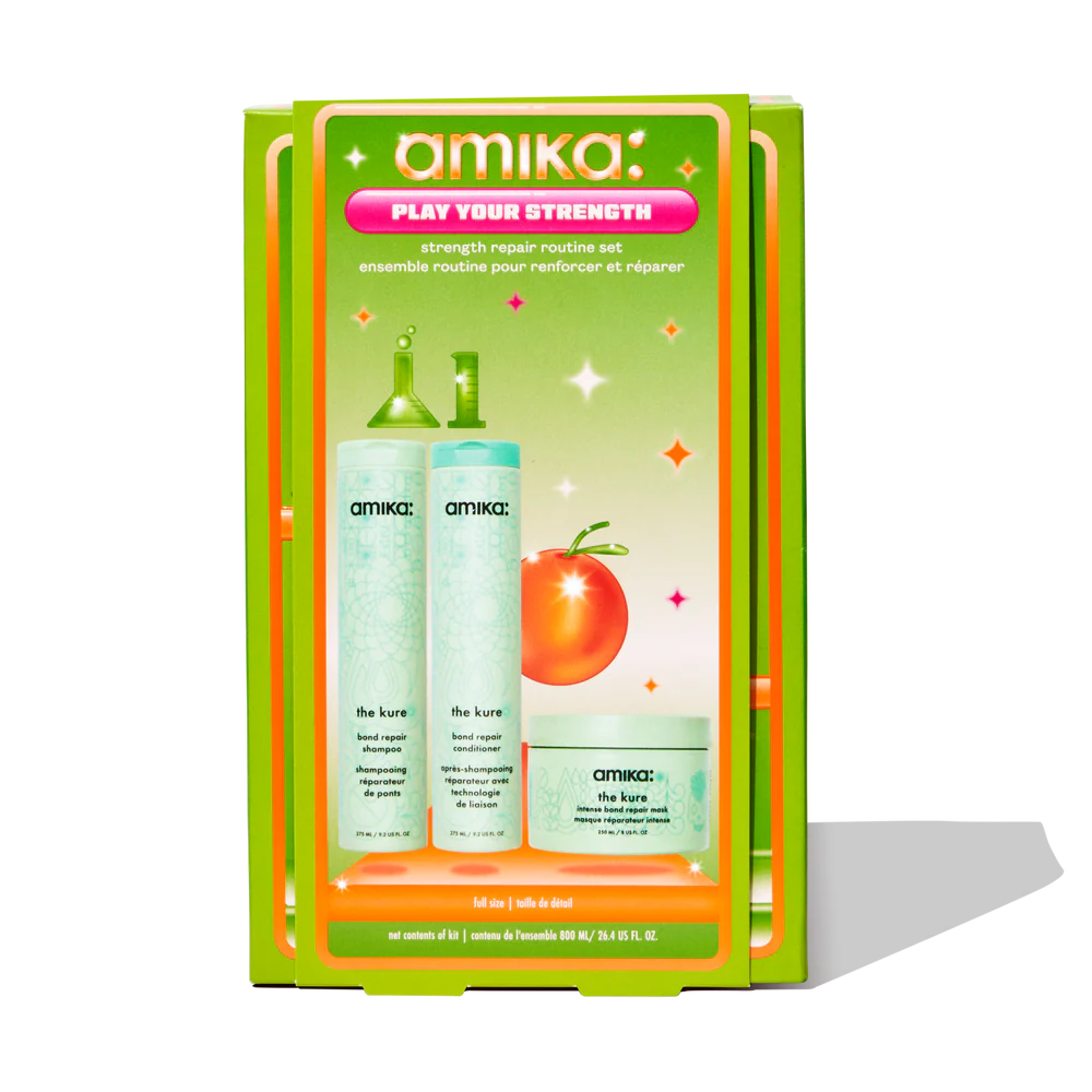 Amika play your strength strength repair routine set